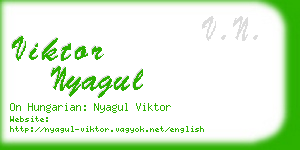 viktor nyagul business card